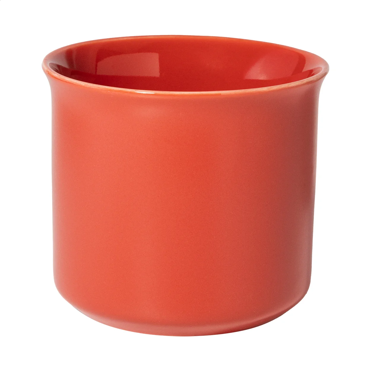 Matter Vintage-Becher Woodstock Flat, rot – Bild 3