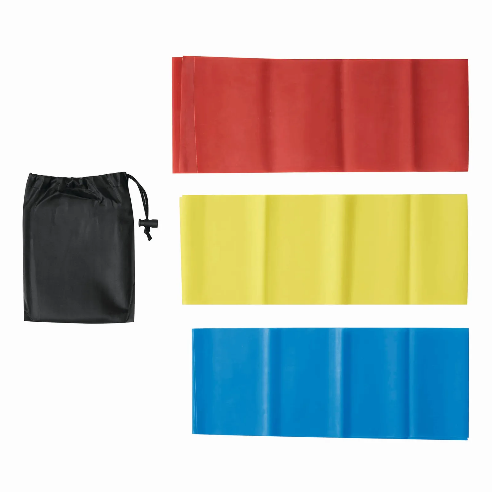 GYM HERO - Fitnessbänder-Set blau, gelb, rot, schwarz, blau, gelb – Bild 2