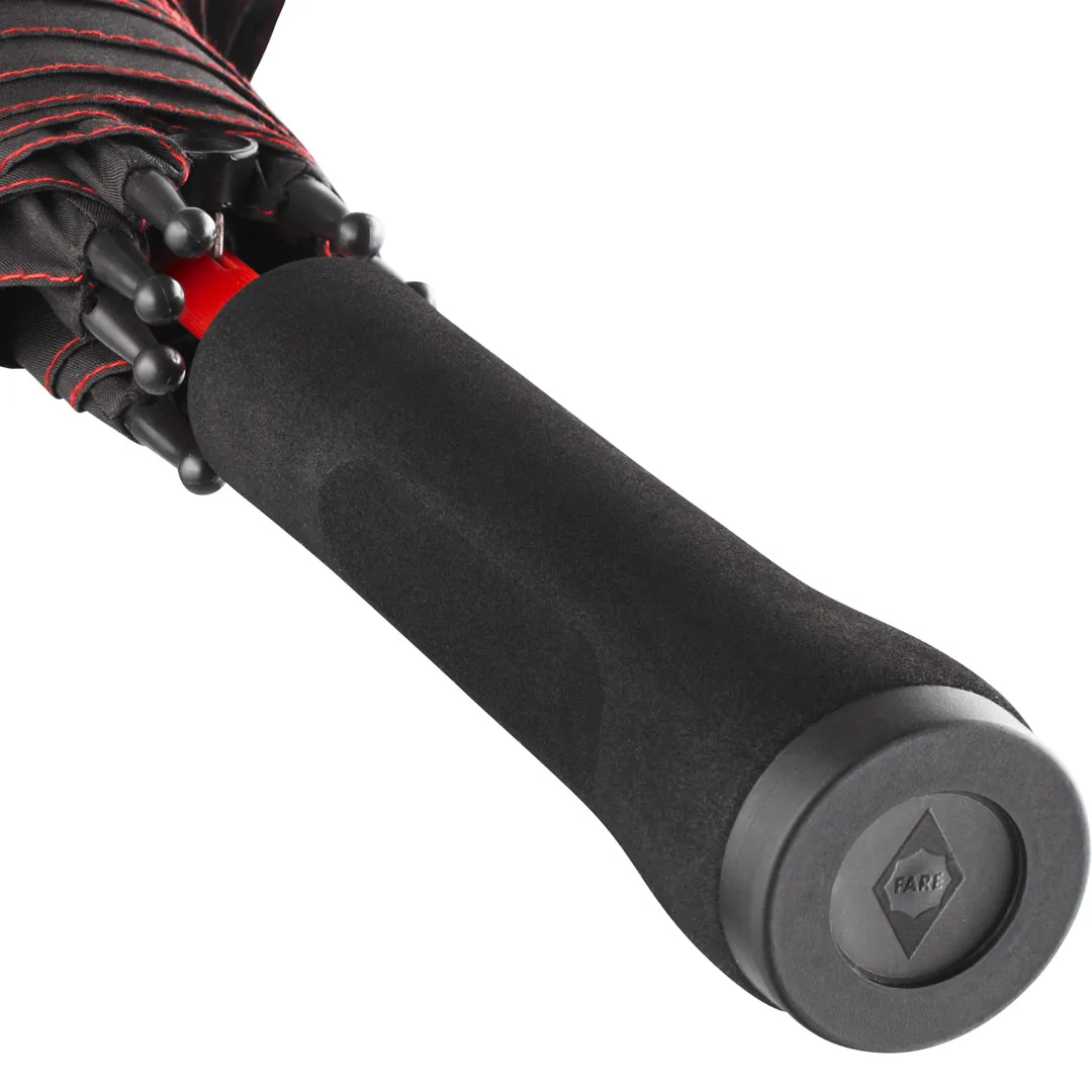 AC-Stockschirm Colorline, schwarz-rot – Bild 4