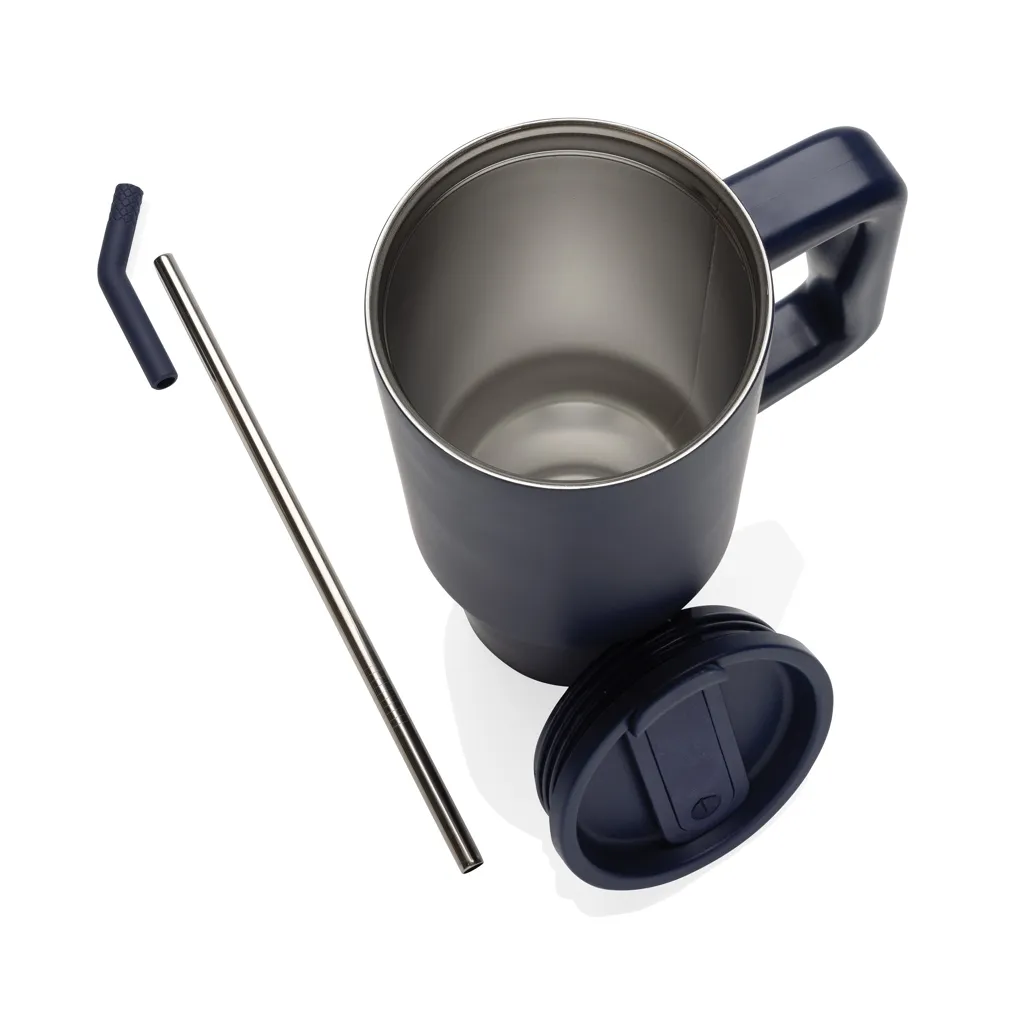 Embrace Deluxe Becher aus RCS recyceltem Edelstahl 900ml, navy blau – Bild 4