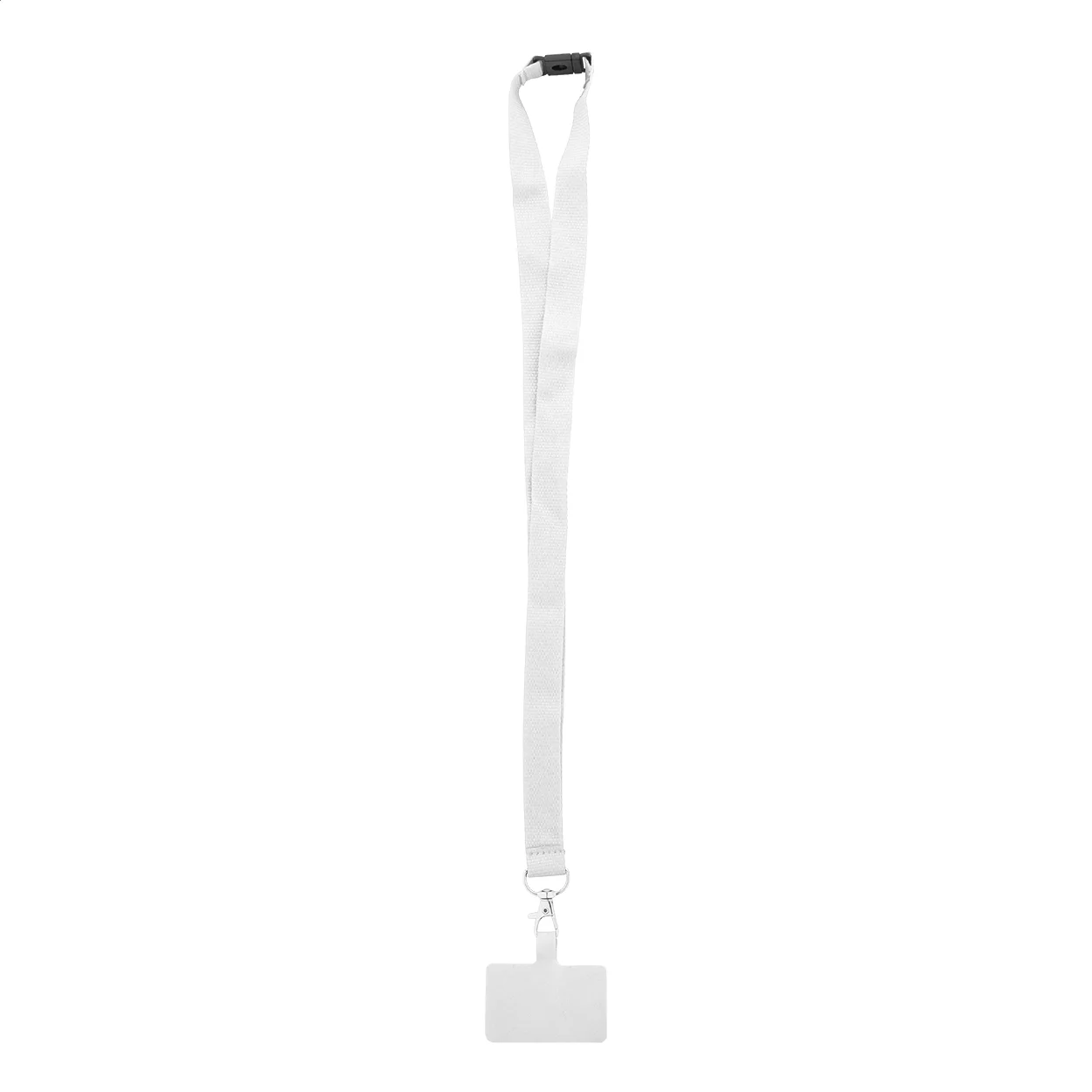RPET-Handyhalter-Lanyard Revent Call, weiß – Bild 2