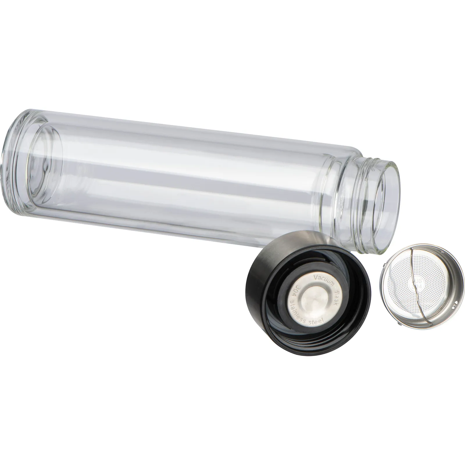 Isolierflasche Karlstad, transparent – Bild 2