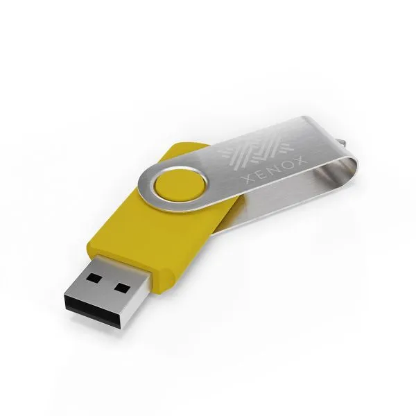 USB-Stick Twister, Gelb – Bild 12