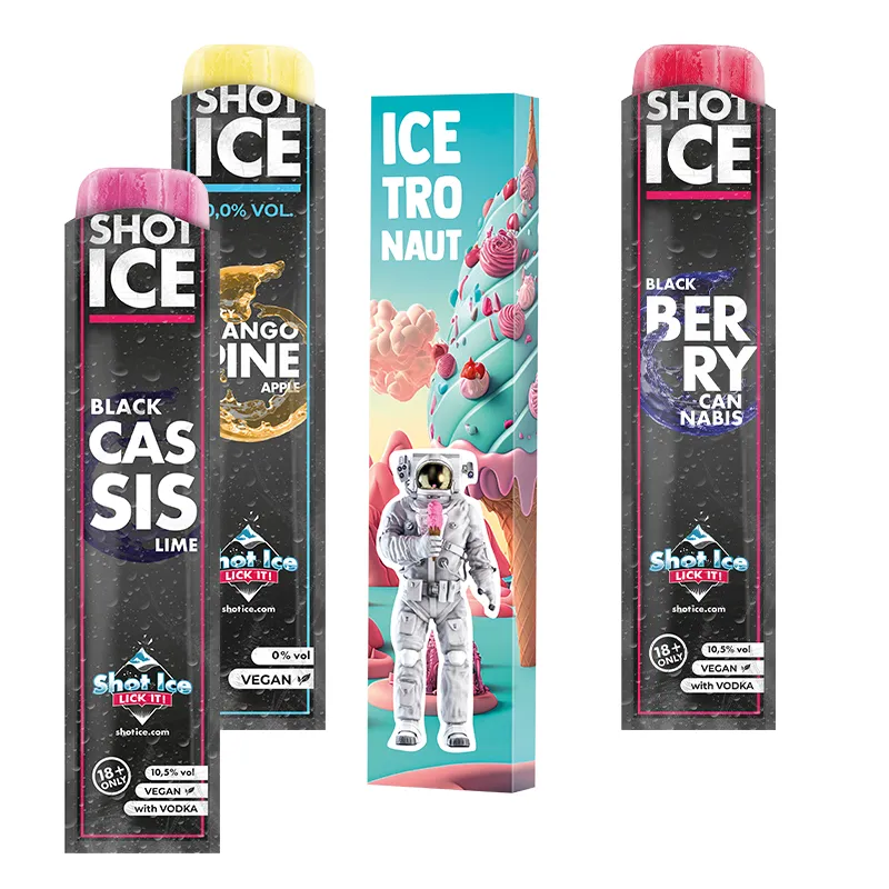 Long Box, Shot Ice - Blue Raspberry 10,5% vol. – Bild 3