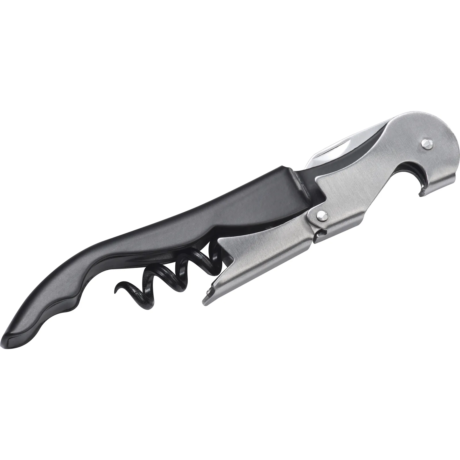 Metall Kellnermesser Mendoza, schwarz – Bild 2