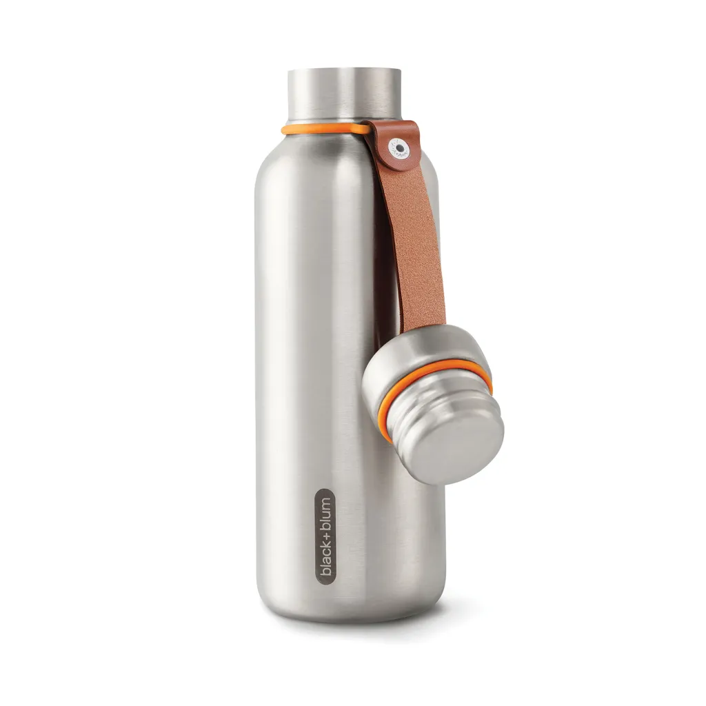 Black+Blum isolierte Wasserflasche klein, 500ml, orange – Bild 2