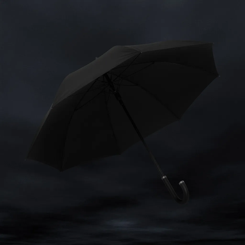 Swiss Peak Vero Aware™ RPET 25"-Regenschirm, schwarz – Bild 6