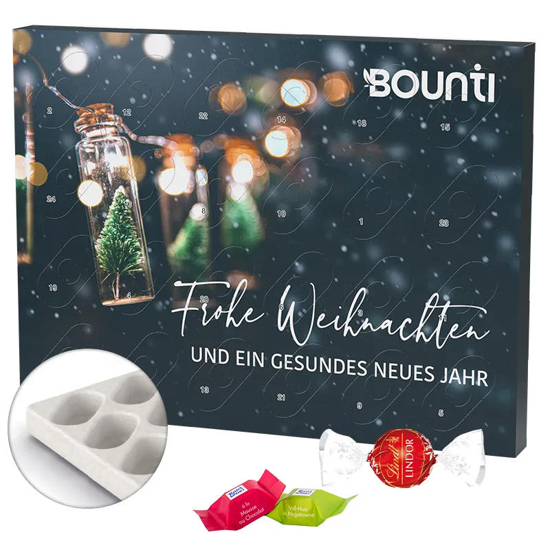 Adventskalender Eco XL, Papierblister, Ritter SPORT Schokowürfel – Bild 3