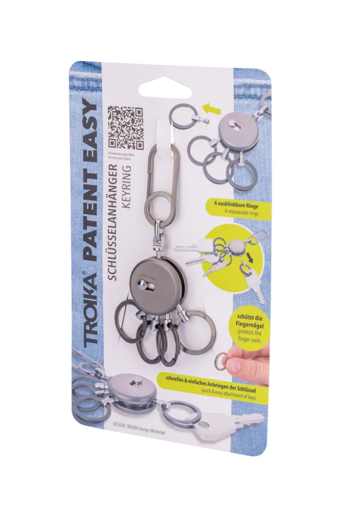 Schlüsselanhänger PATENT EASY gunmetal, gunmetal – Bild 8