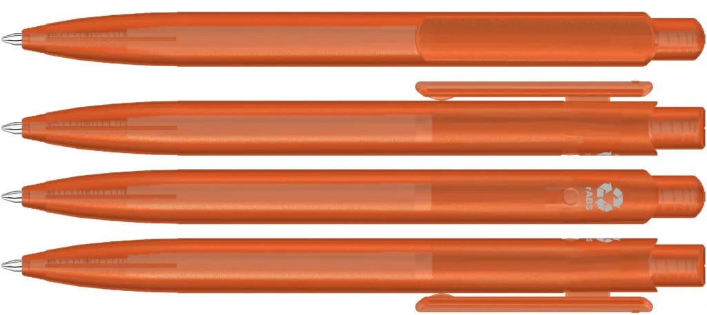 STAGE frozen RECY Druckkugelschreiber orange, orange – Bild 2