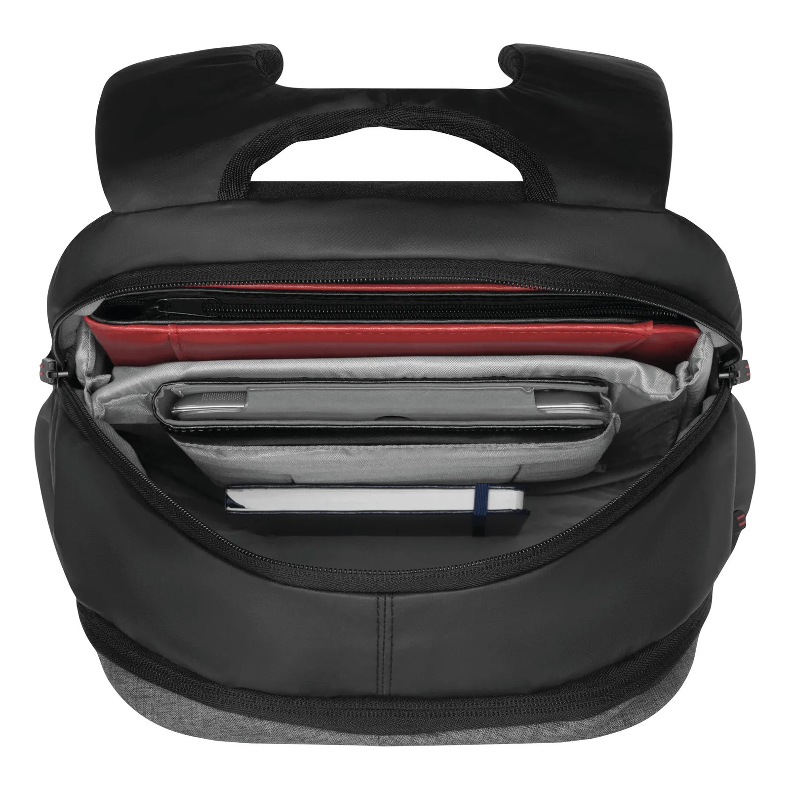 SPLIT - Rucksack, grau, rot – Bild 8