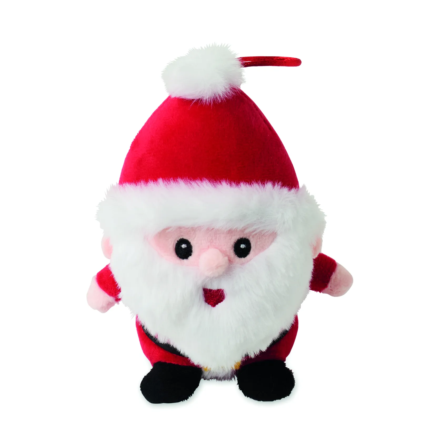 GLEEFUL Plüsch-Weihnachtsmann, Rot – Bild 5