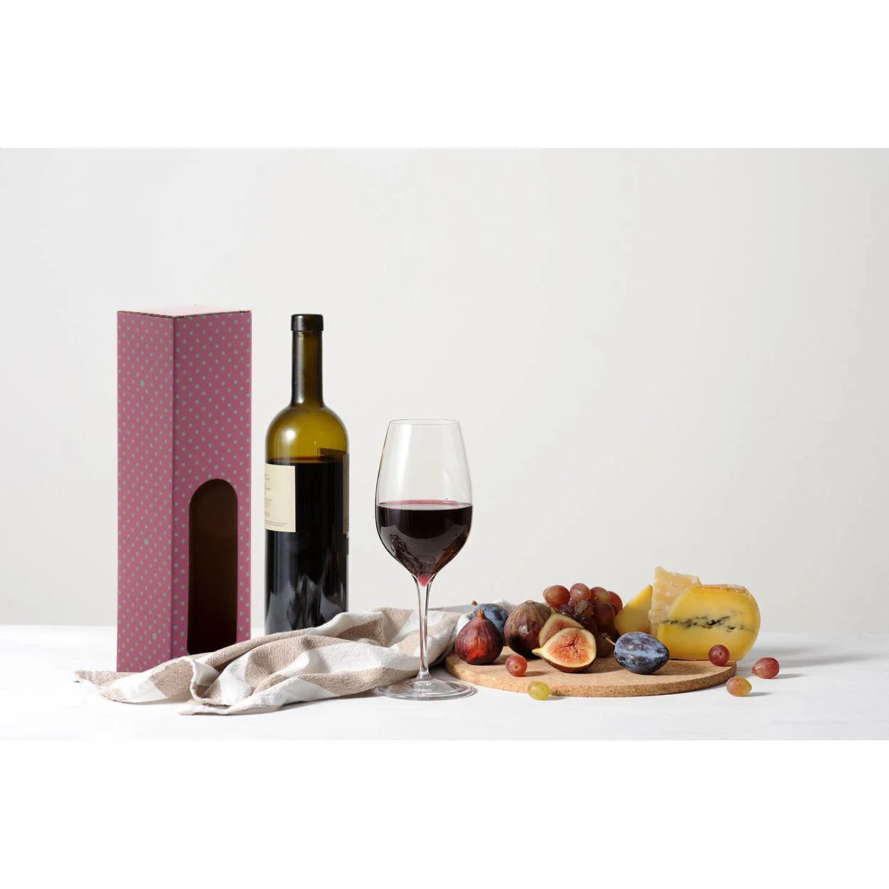 Weinkarton CreaBox Wine A, weiß – Bild 3