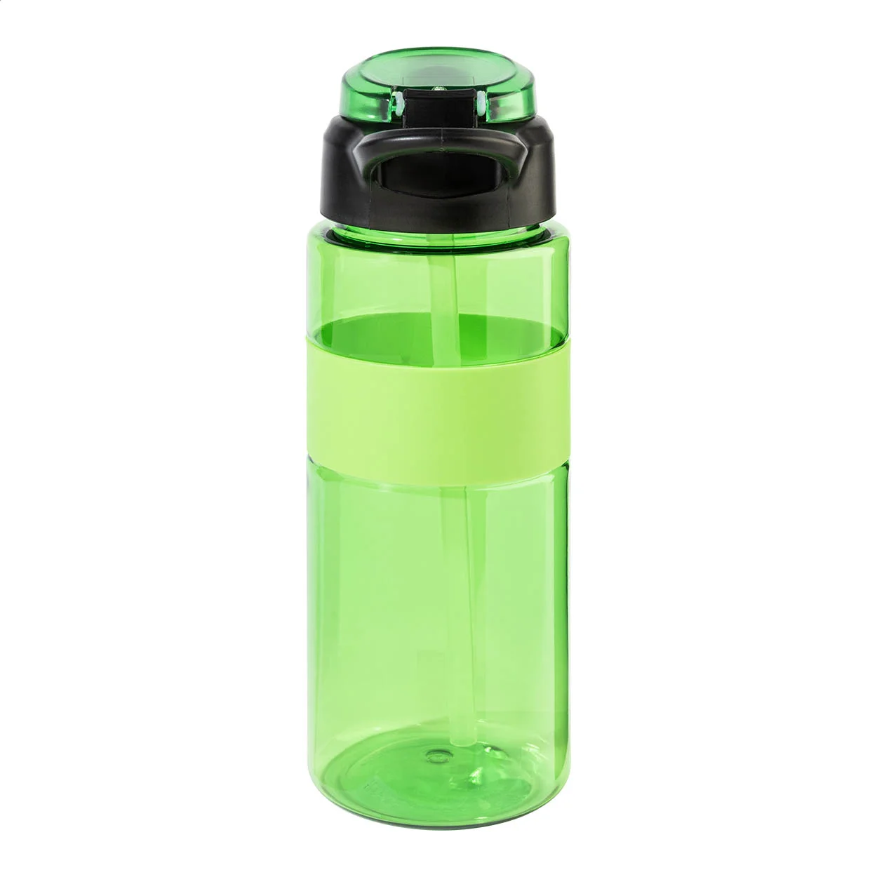 RPET Trinkflasche Fitgrip, grün – Bild 3