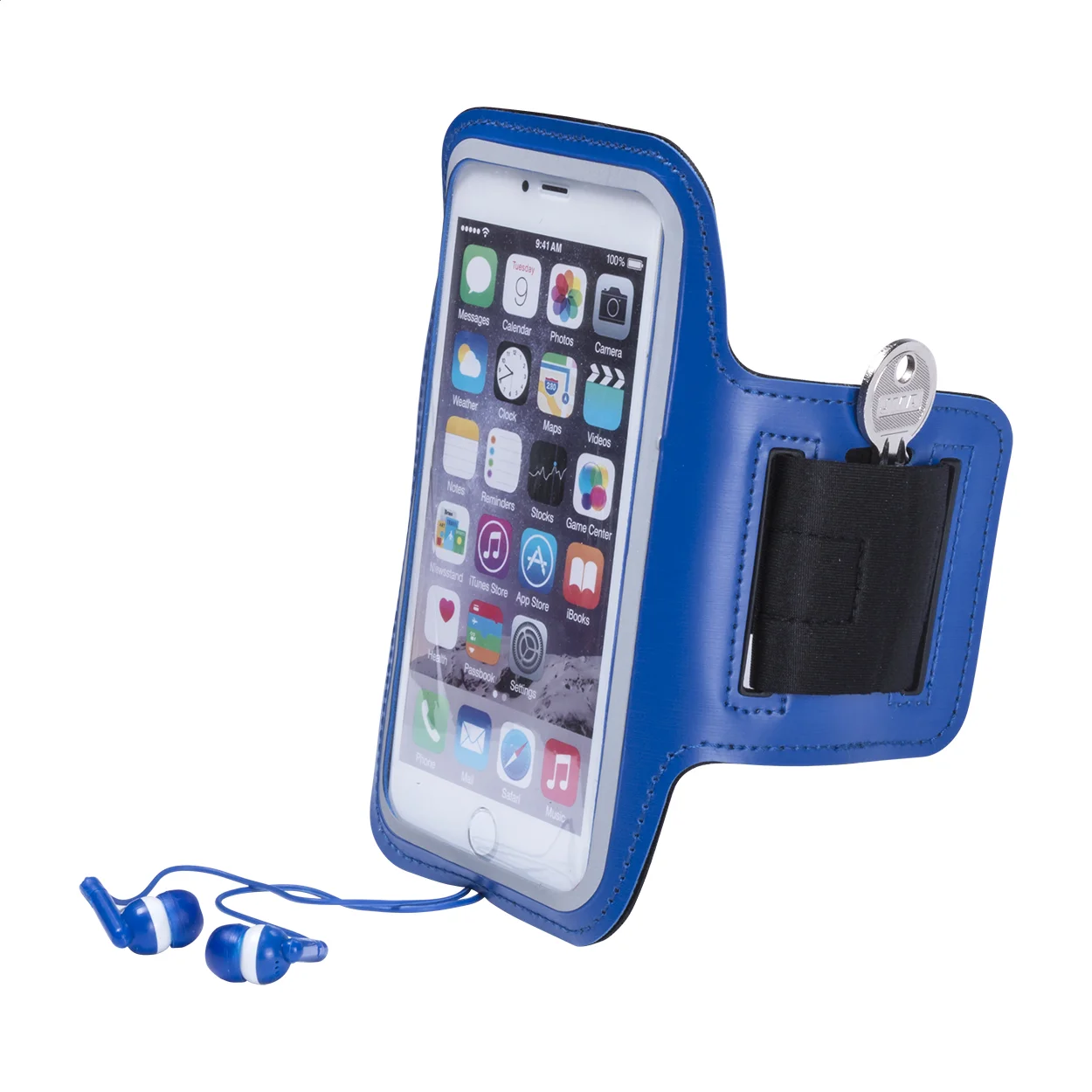 Oberarm-Handytasche Foban, blau – Bild 3