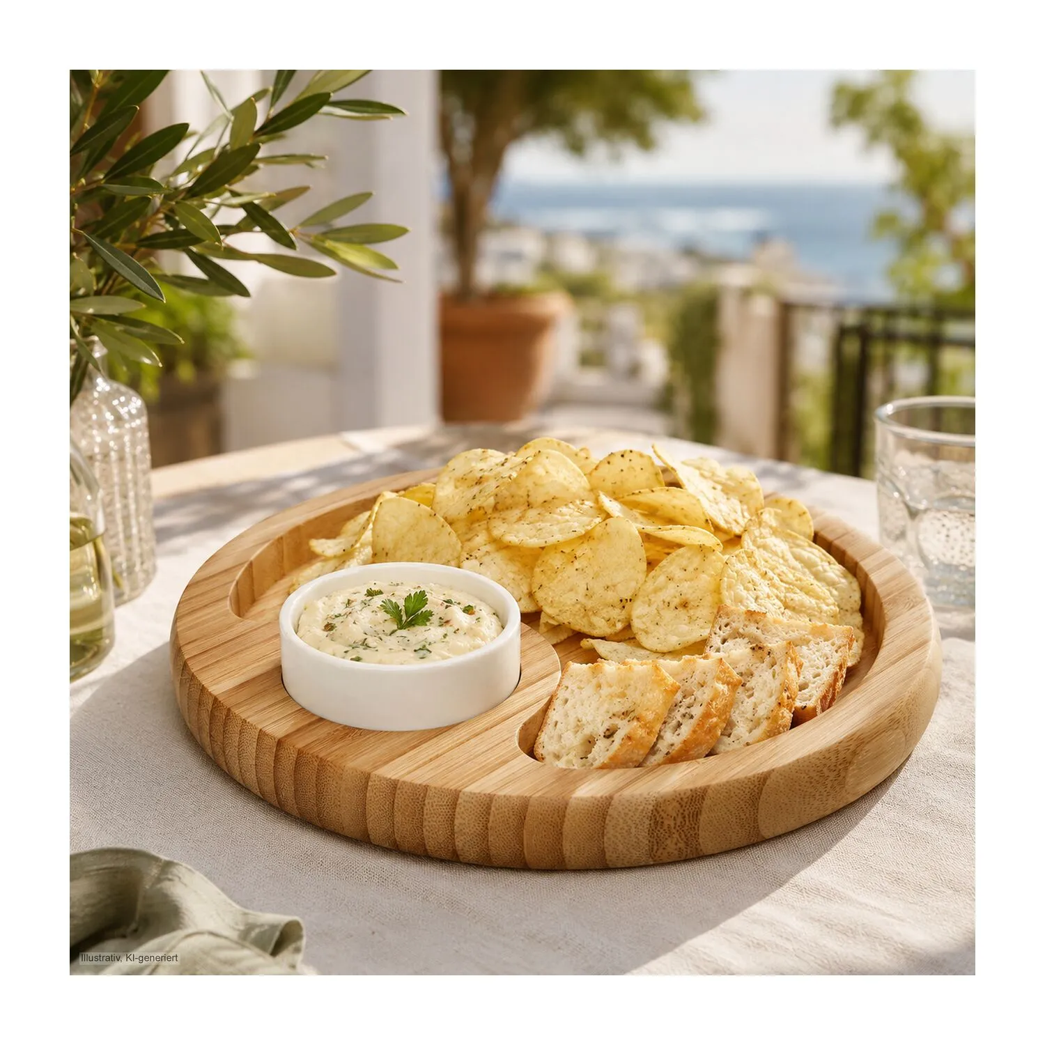 Geschenkset / Präsenteset: Snack ´n Dip, gelb – Bild 8