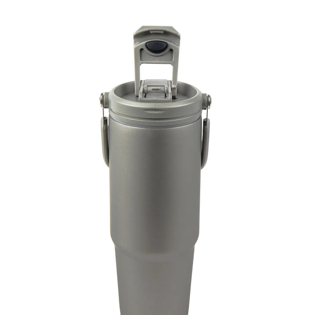VINGA Eos Trek 880ml Flasche aus RCS rec. Stainless-Steel, grau – Bild 8