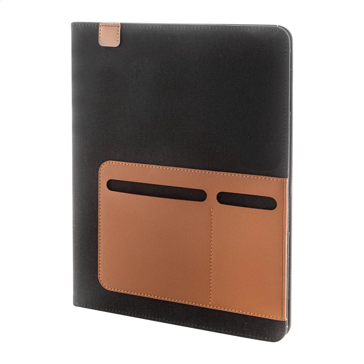 Dokumentenmappe Capudo A4 aus recyceltem Cavas, schwarz – Bild 7