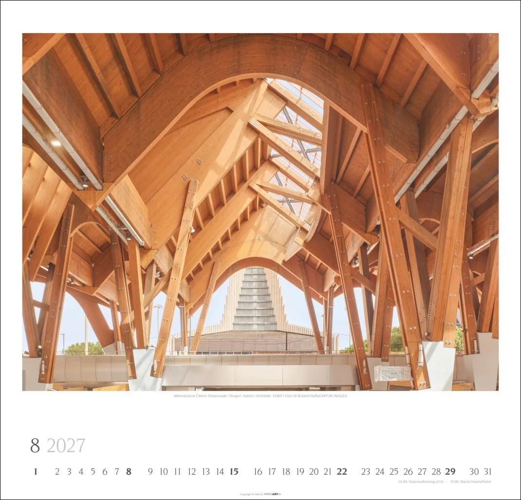 Moderne Architektur Wandkalender 2027 – Bild 9