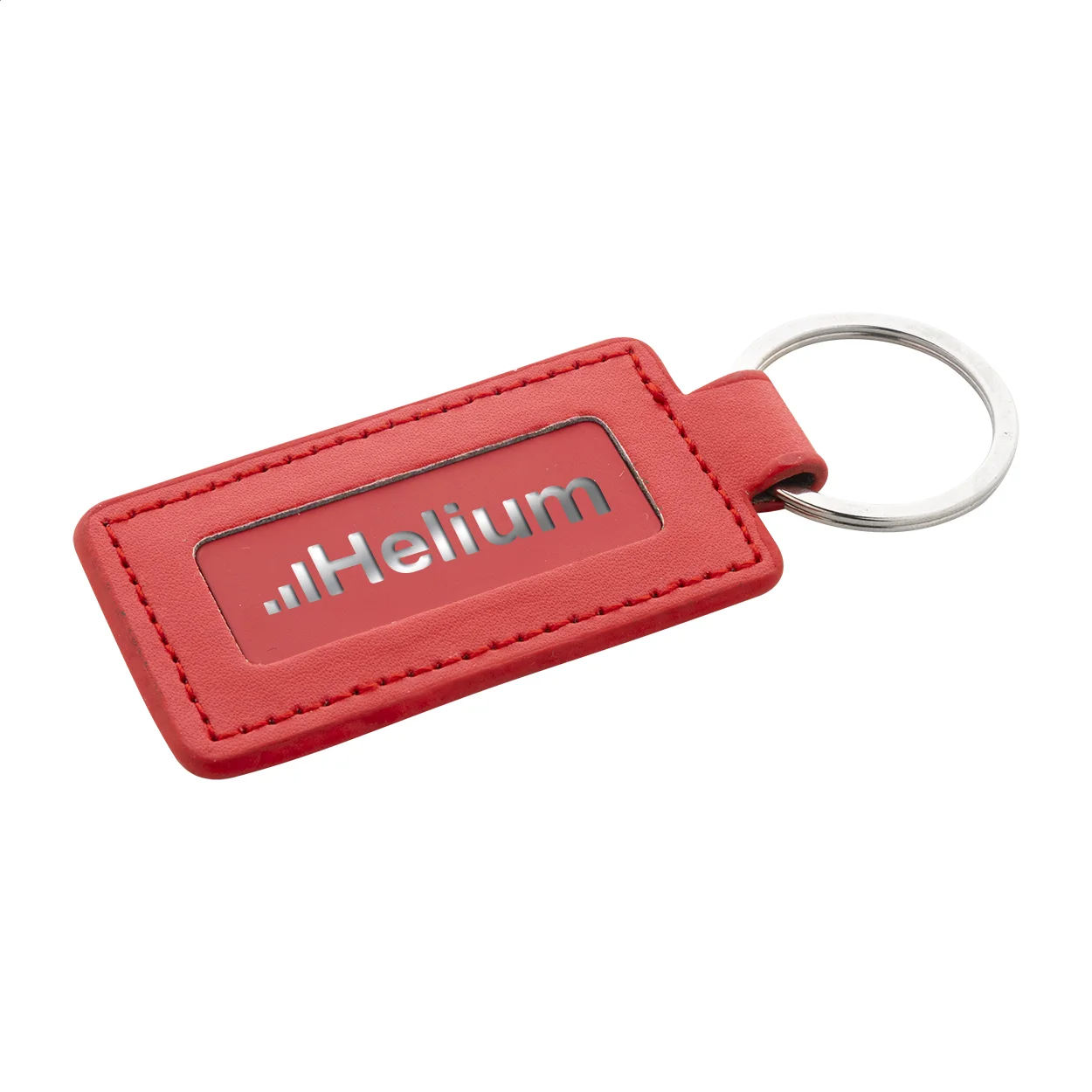 Schlüsselanhänger RPU ShineKey Rect, rot – Bild 2