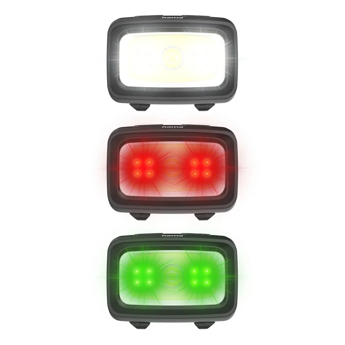 Hama "HL350" LED-Stirnlampe, Schwarz – Bild 2