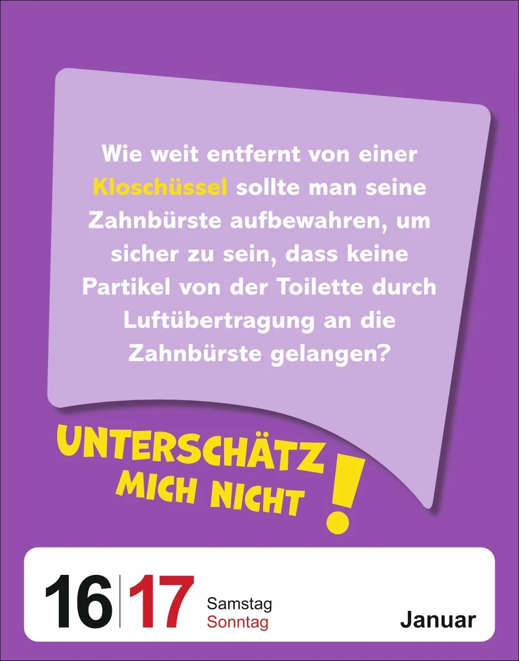 Was schätzt du denn? Tagesabreißkalender 2027 – Bild 4