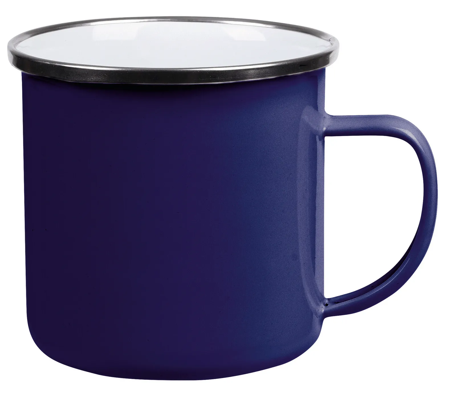 VINTAGE CUP - Emaille-Trinkbecher, blau – Bild 2
