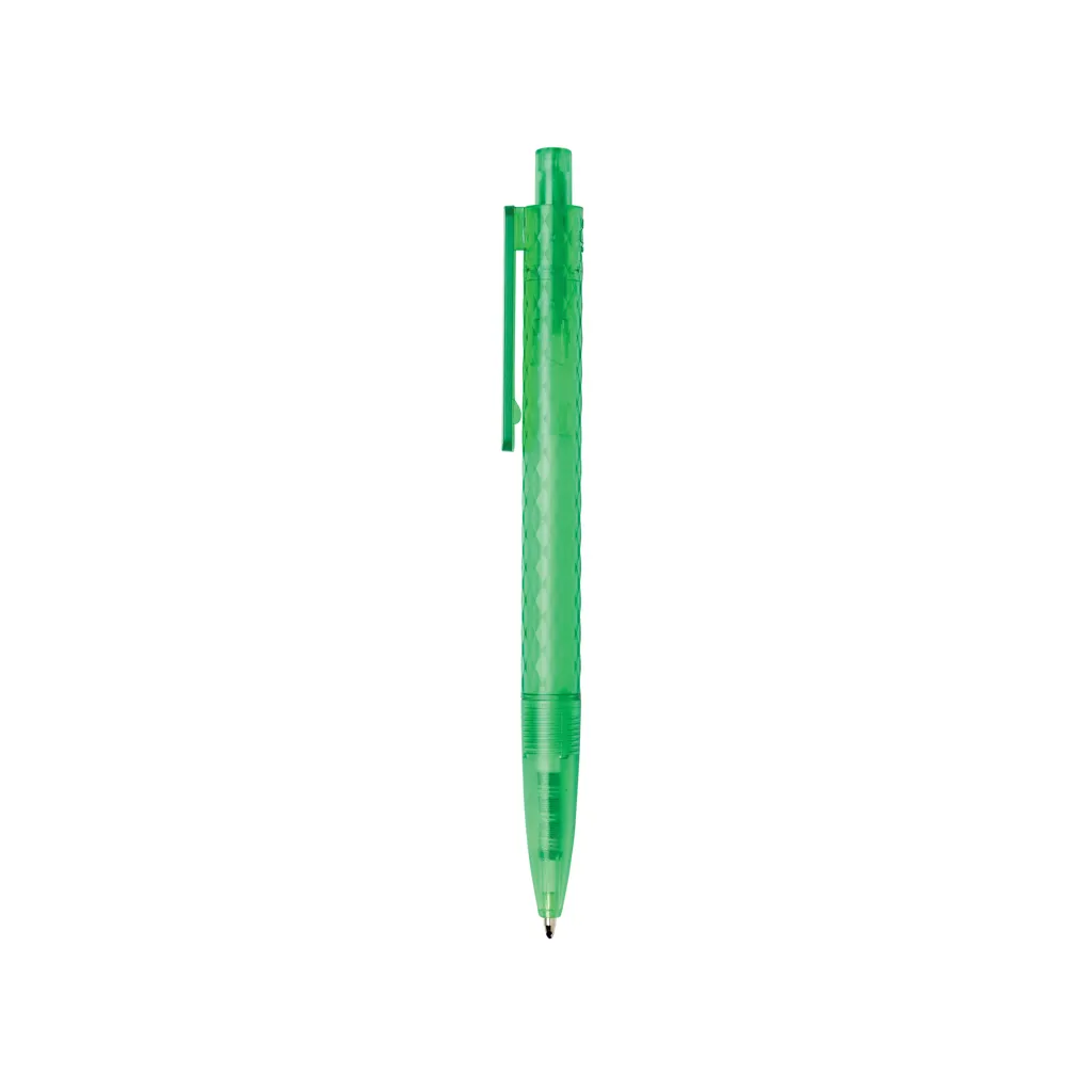 X3 Frosted-Pen aus GRS recyceltem PC, grün – Bild 2
