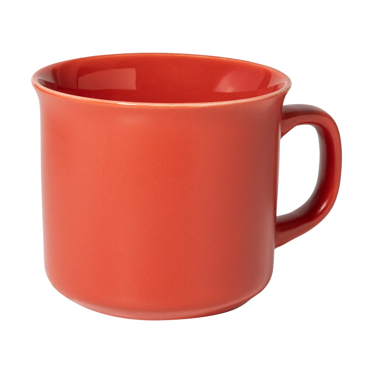 Matter Vintage-Becher Woodstock Flat, rot – Bild 2