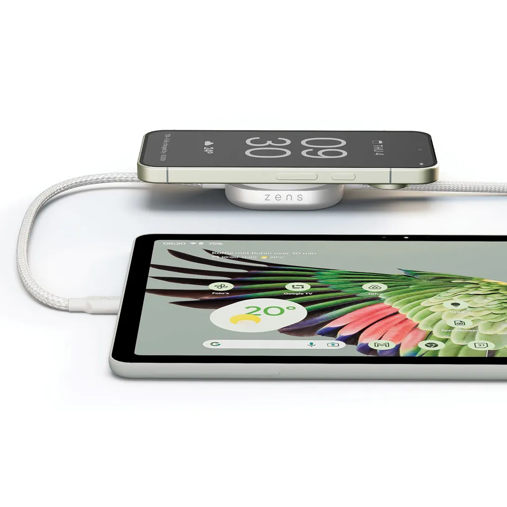 Zens Ladekabel USB C-C Pro 2, weiß – Bild 3