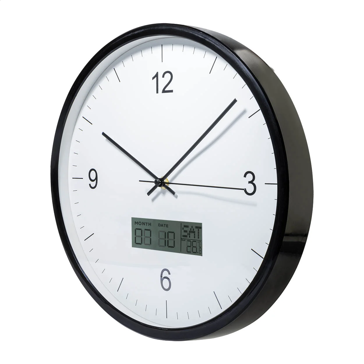 Wanduhr Tempora aus RPP, schwarz – Bild 4