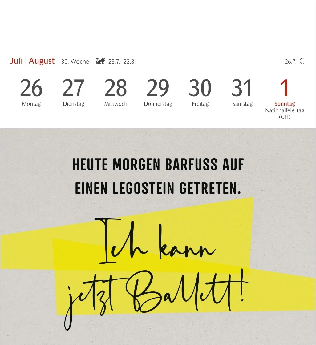 Typo-Sprüche-Kalender Postkartenkalender 2027 – Bild 12