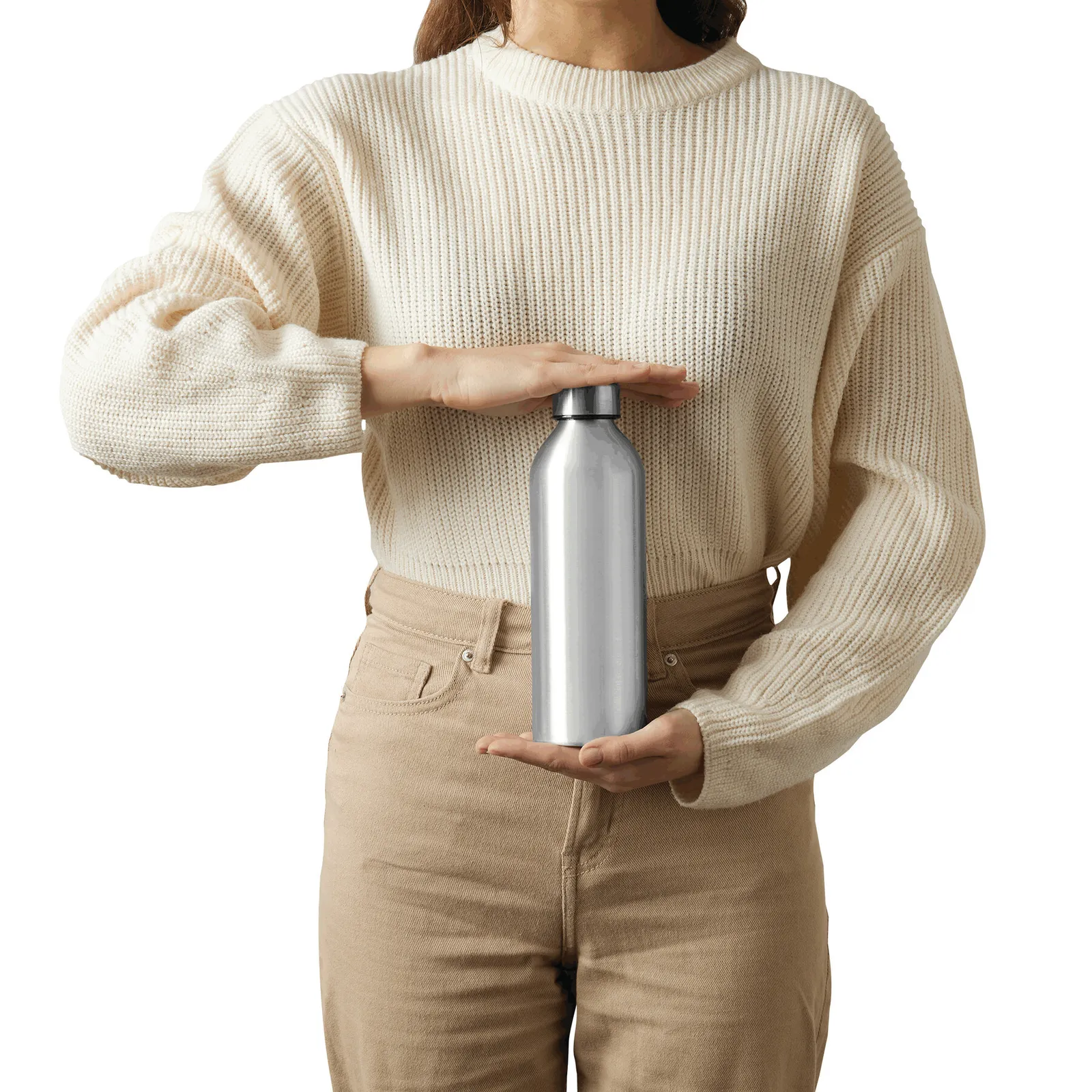 JUMBO TRANSIT - Aluminium-Trinkflasche, silber – Bild 9