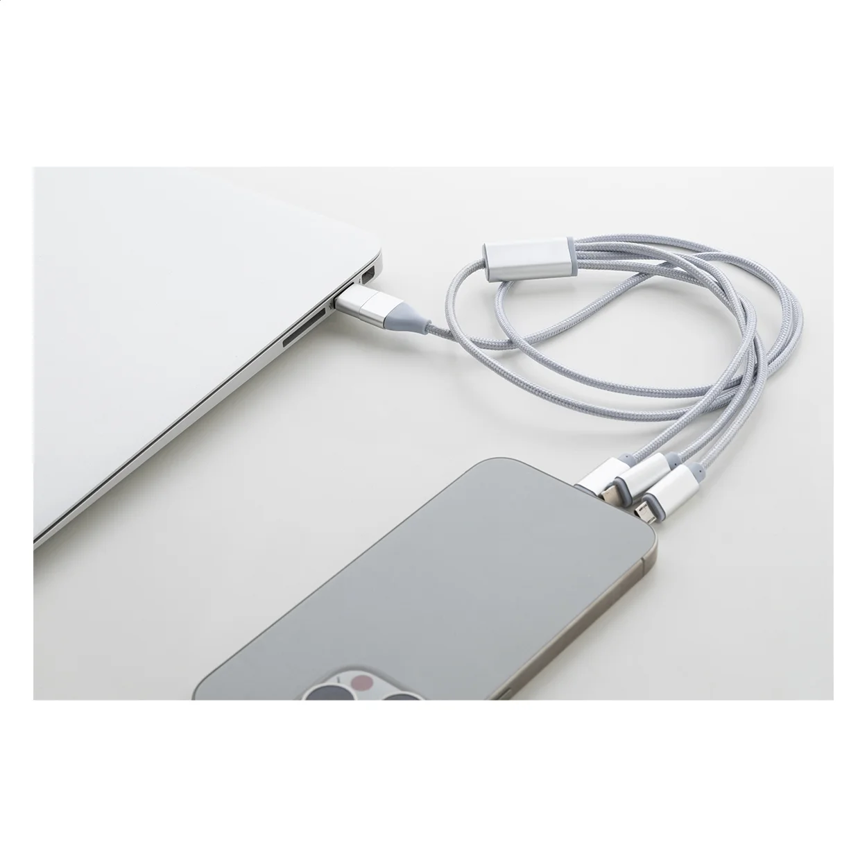 USB-Ladekabel Ralong, silber – Bild 5