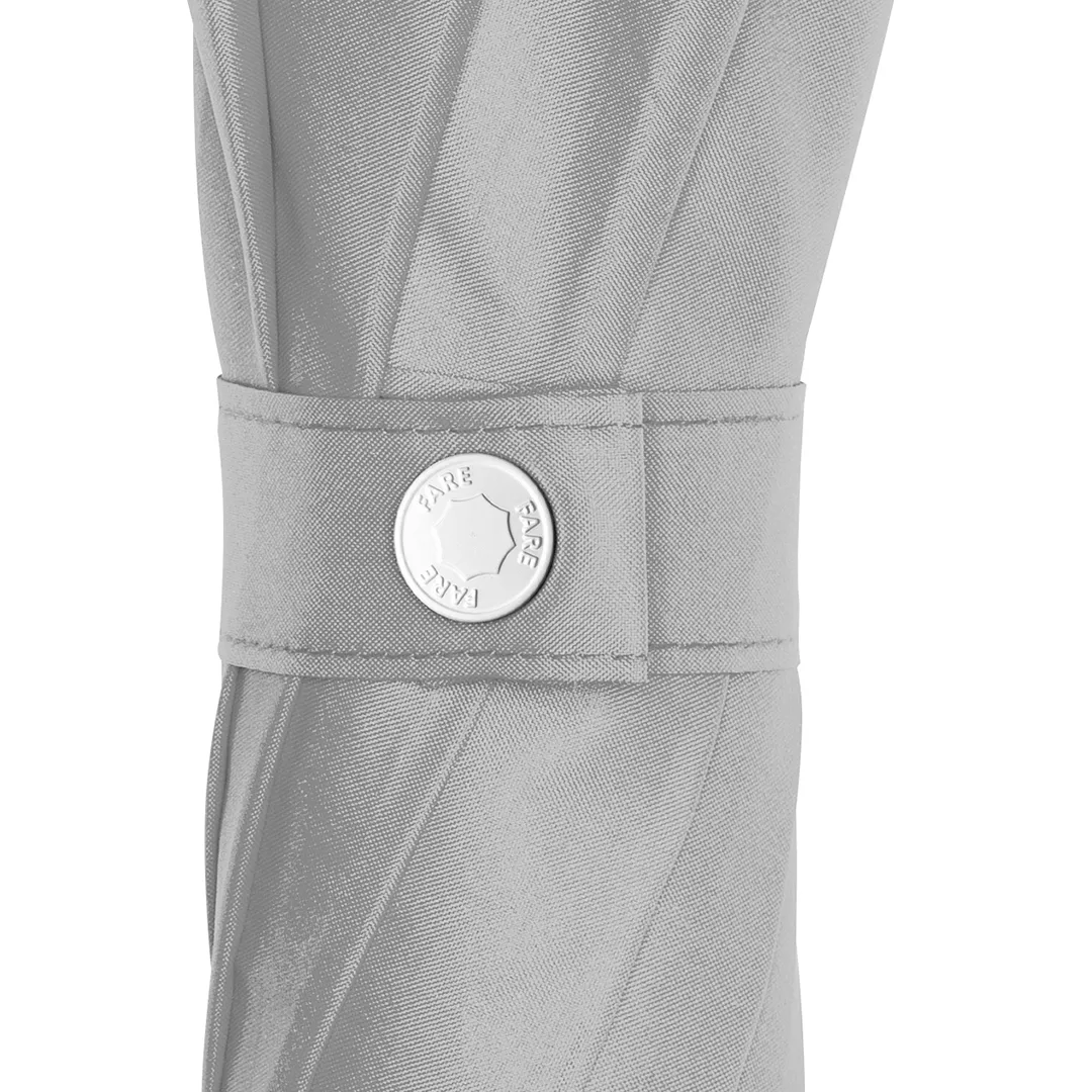 AC-Midsize-Stockschirm FARE® Whiteline, hellgrau – Bild 10