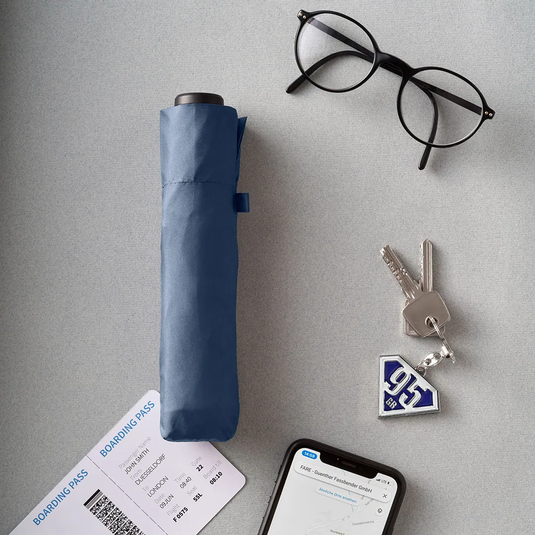 Mini-Taschenschirm FARE® FiligRain Only95, marine – Bild 9