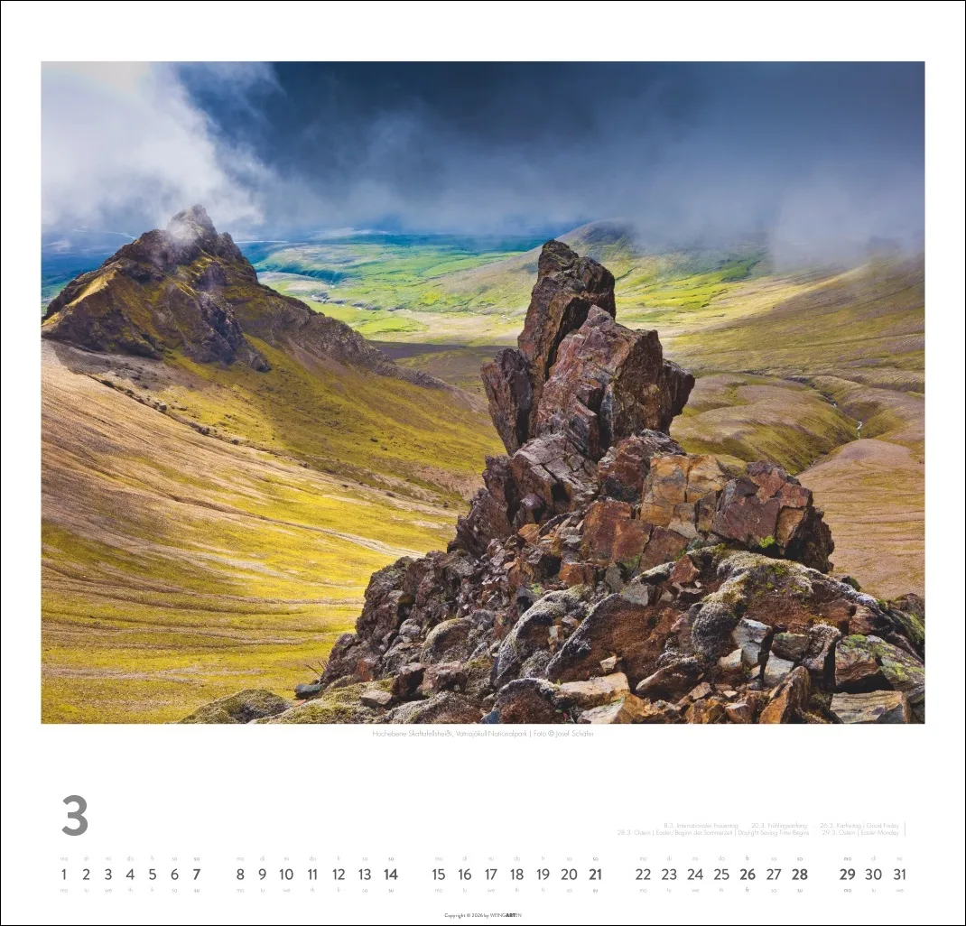 Island Wandkalender 2027 – Bild 4