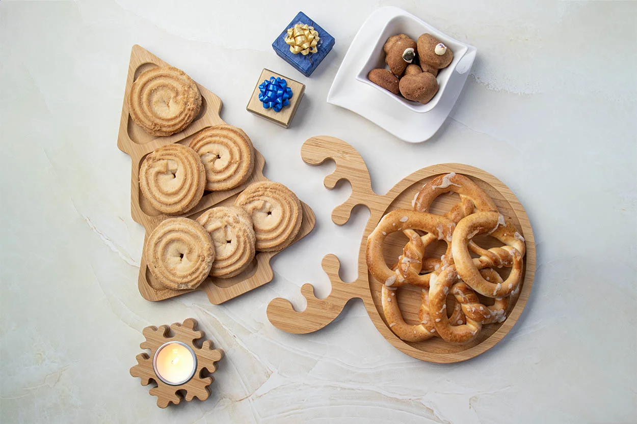 Weihnachtlicher Snackteller Valipala, natur – Bild 6