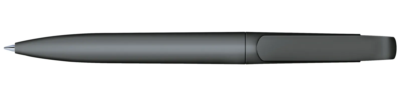 Kantaro Matt Druckkugelschreiber, Grau 445 – Bild 3