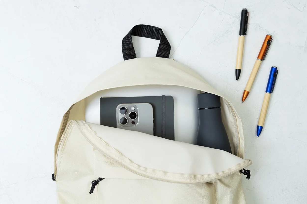 RPET-Rucksack Challenger, natur – Bild 6