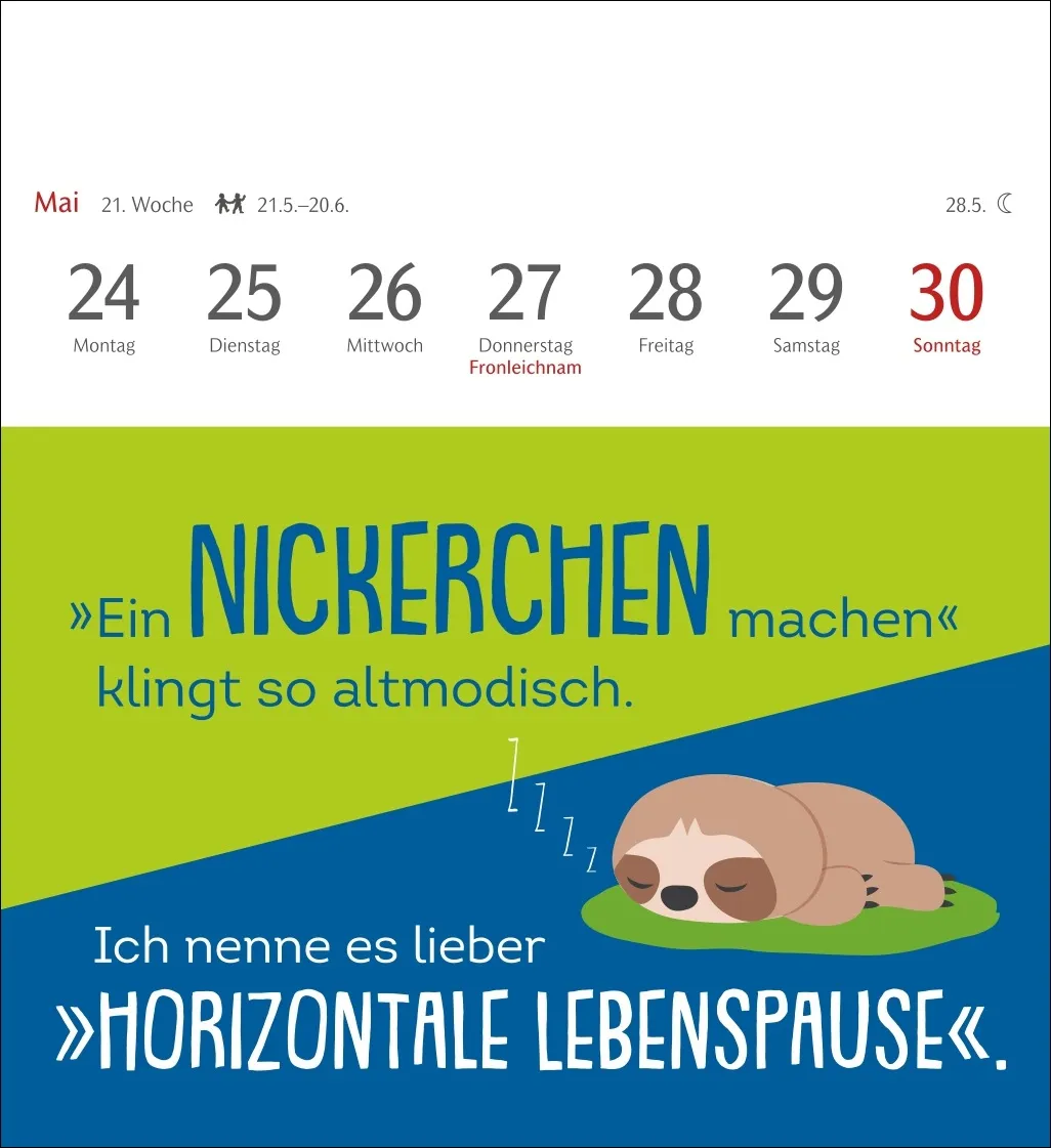 Der fette Vogel bricht den Ast Postkartenkalender 2027 – Bild 2