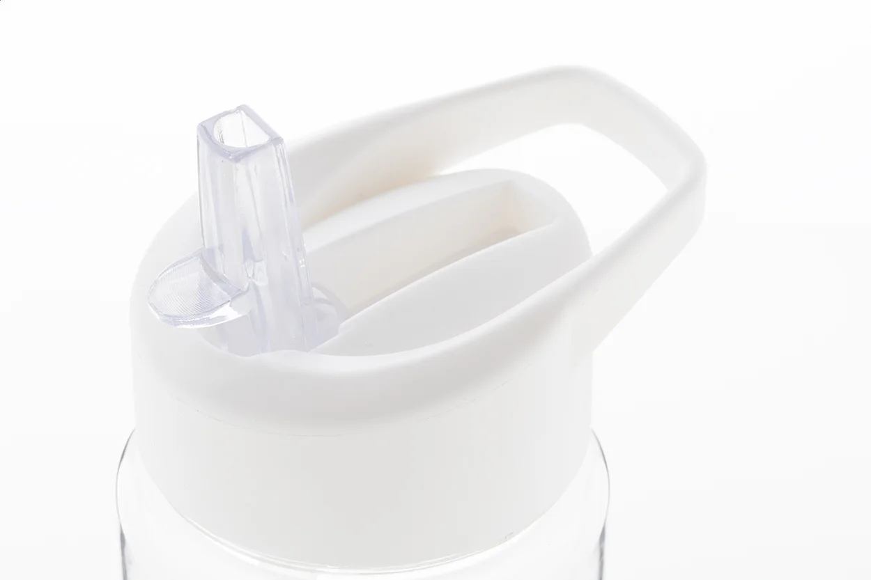 RPET Trinkflasche Fitty, weiß – Bild 3