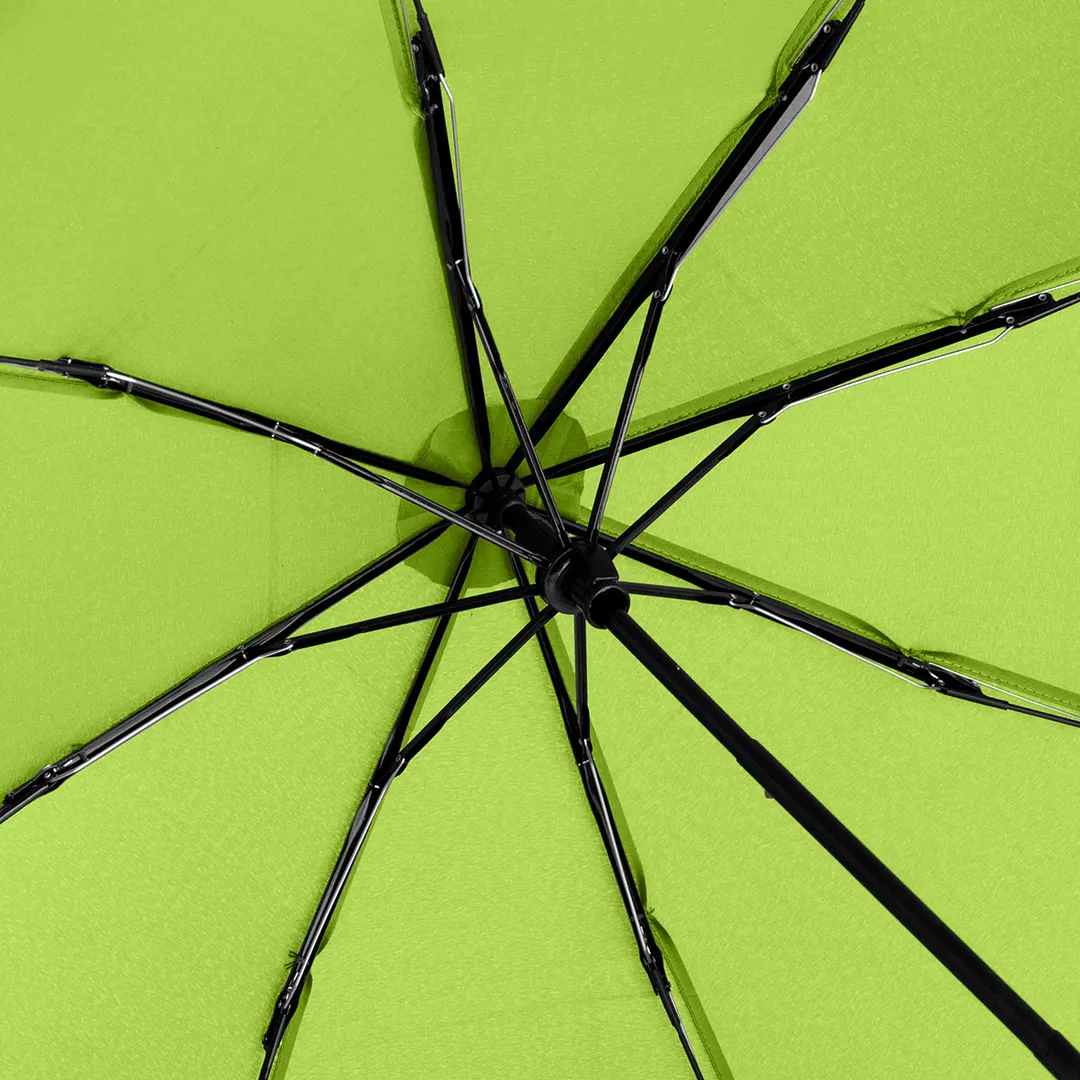 Taschenschirm ÖkoBrella, Ø 98 cm, Länge 27 cm, limette wS – Bild 4