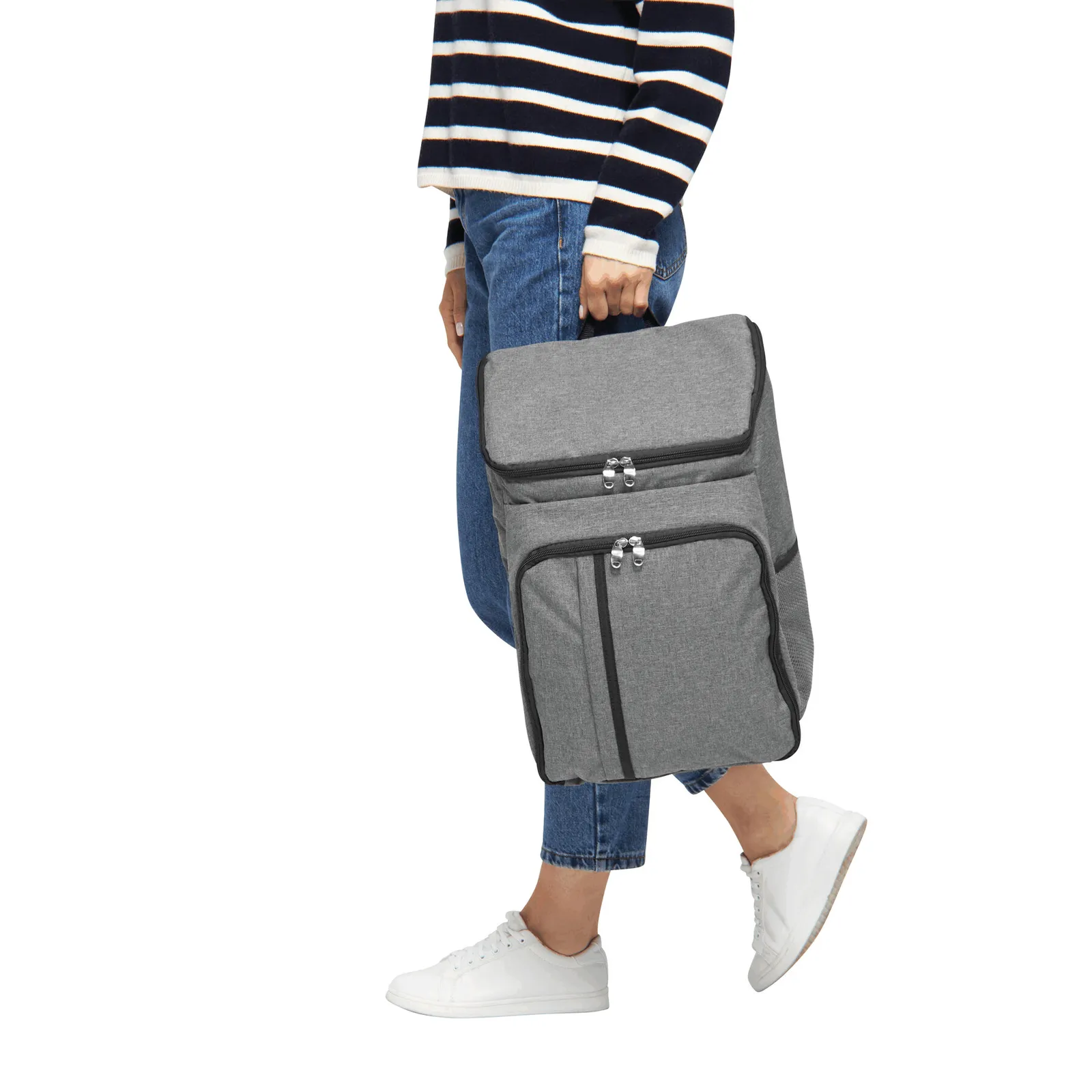 LEISURE DAY - Picknick-Rucksack grau, schwarz, grau, schwarz – Bild 11