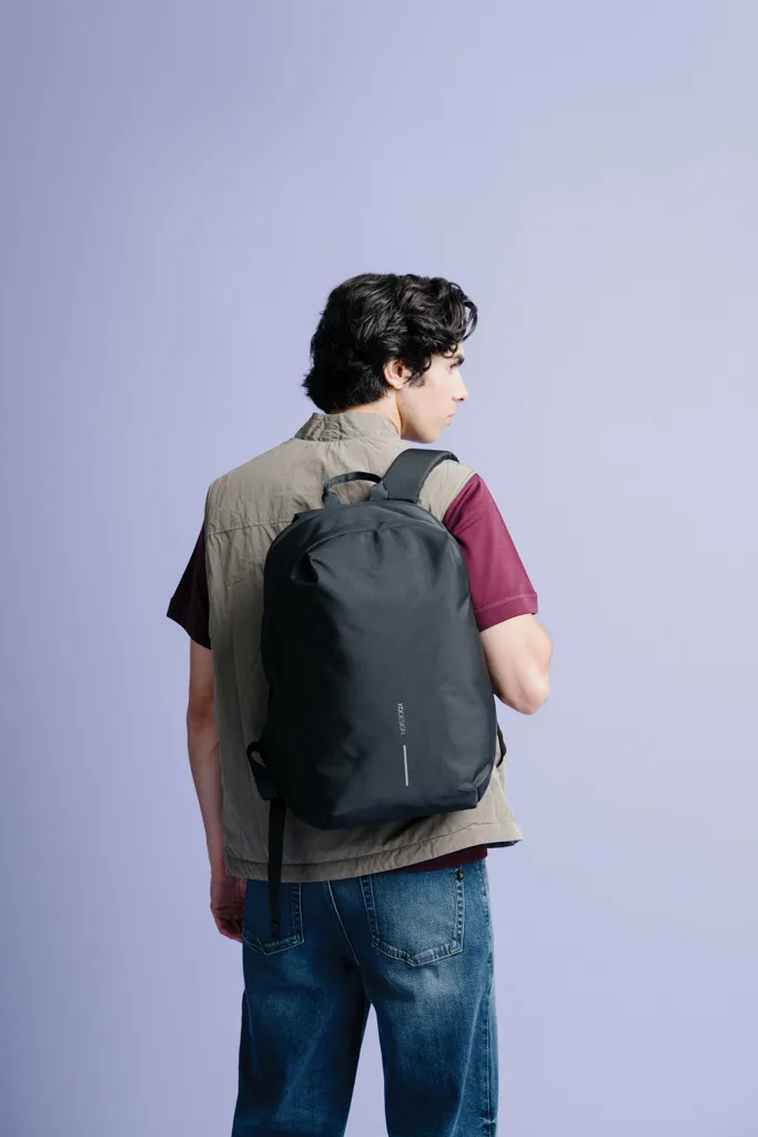 Bobby Soft, Anti-Diebstahl-Rucksack, schwarz – Bild 13