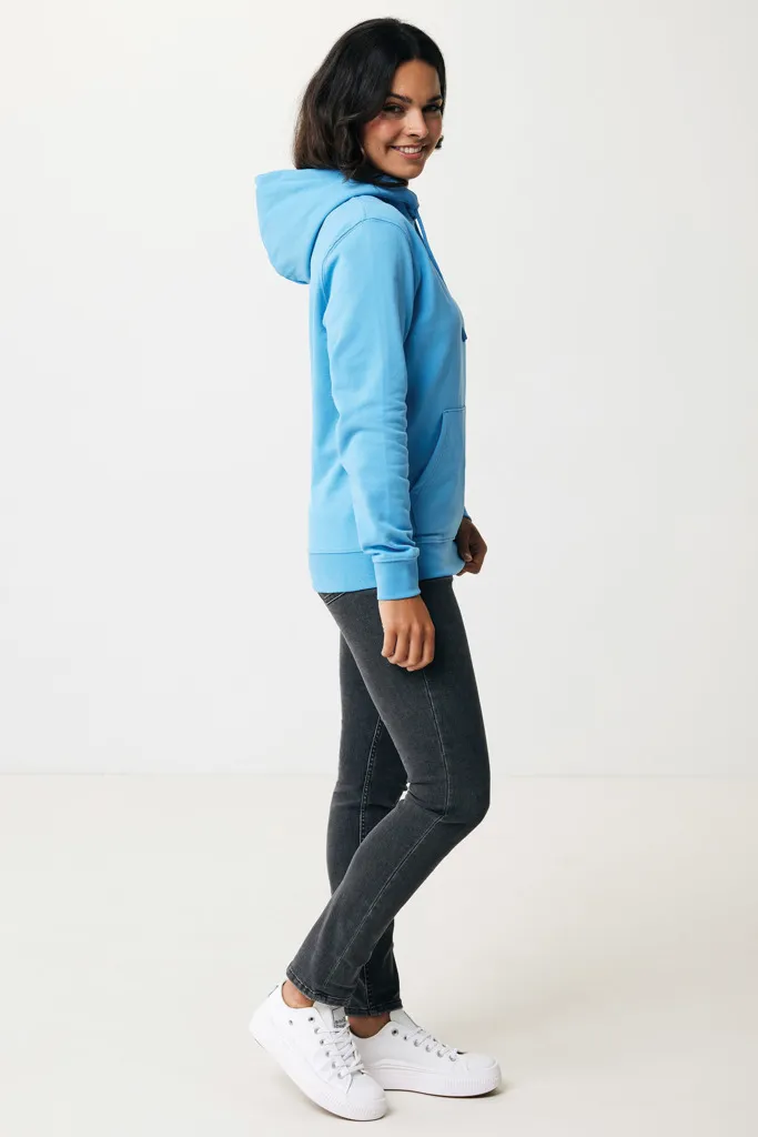 IQONIQ Jasper Hoodie aus recycelter Baumwolle, tranquil blue – Bild 6