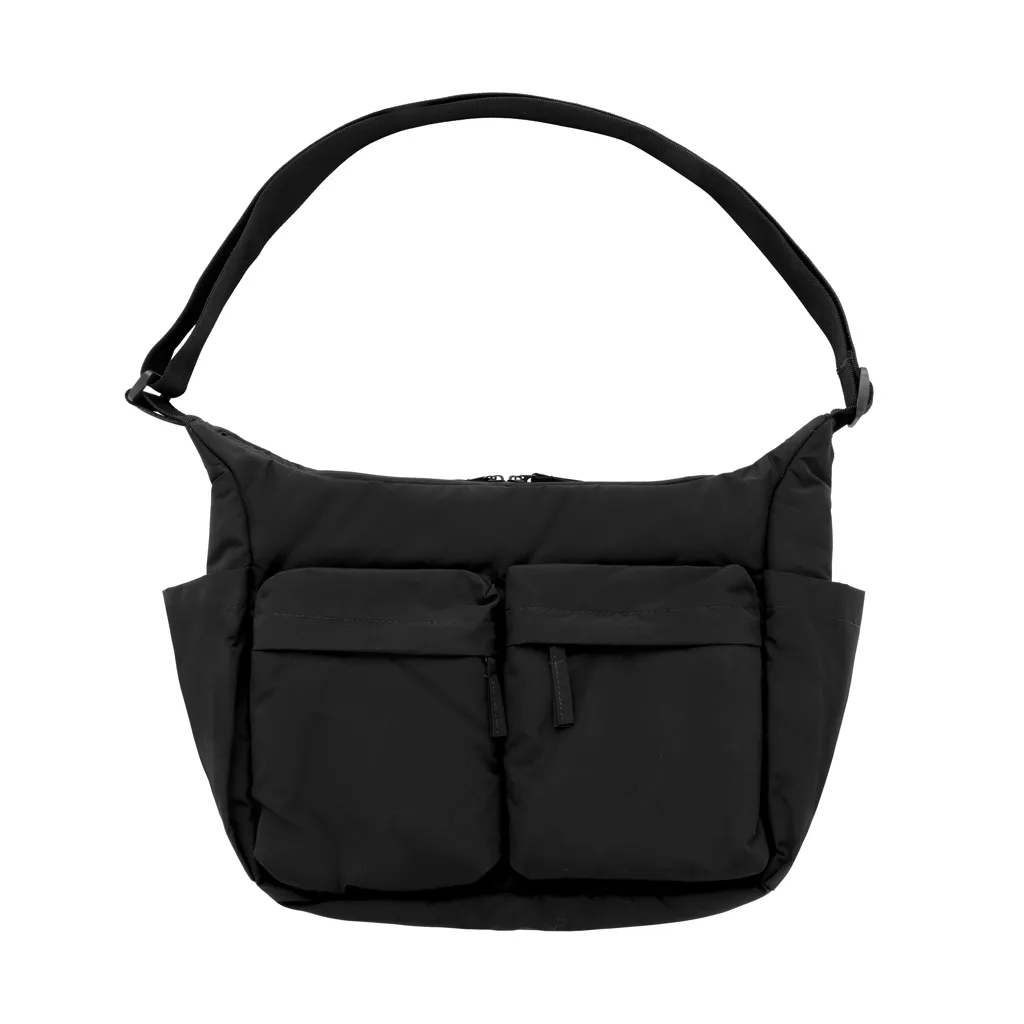 KENTO URBAN gepolsterte Crossover-Tasche aus RCS rec. Nylon, schwarz – Bild 2