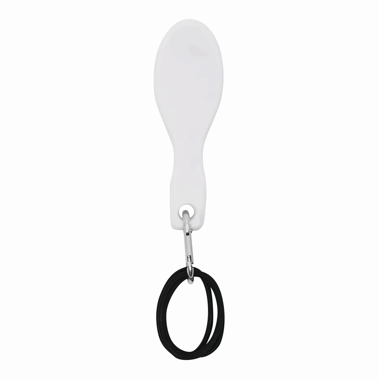 COIFFEUR - Reisebürste mit Haargummis schwarz, weiß, schwarz, weiß – Bild 3