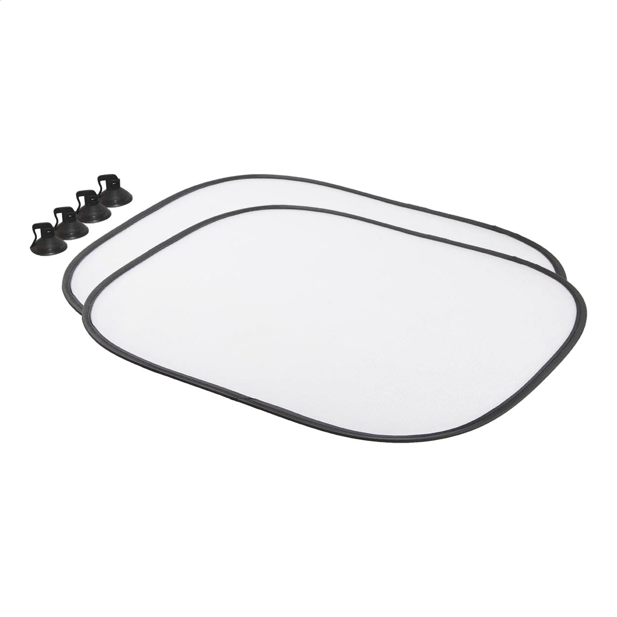 Sonnenblende Suboside mit Sublimationdruck, weiß – Bild 2