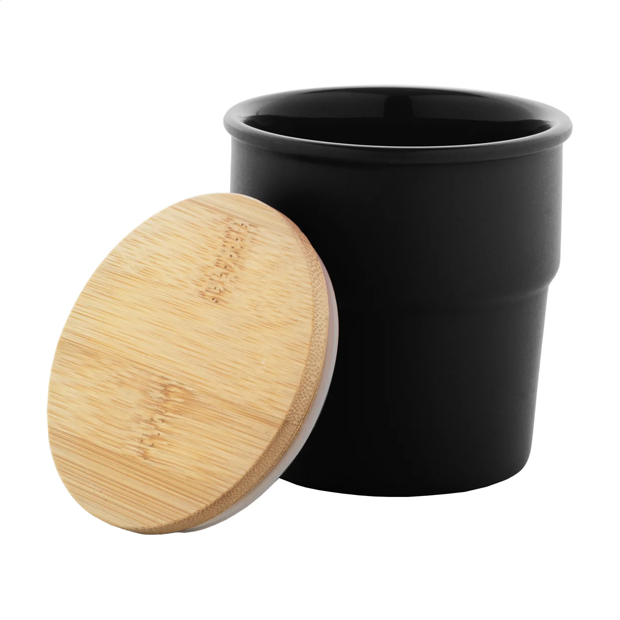 Keramikbecher Calliope, schwarz – Bild 2